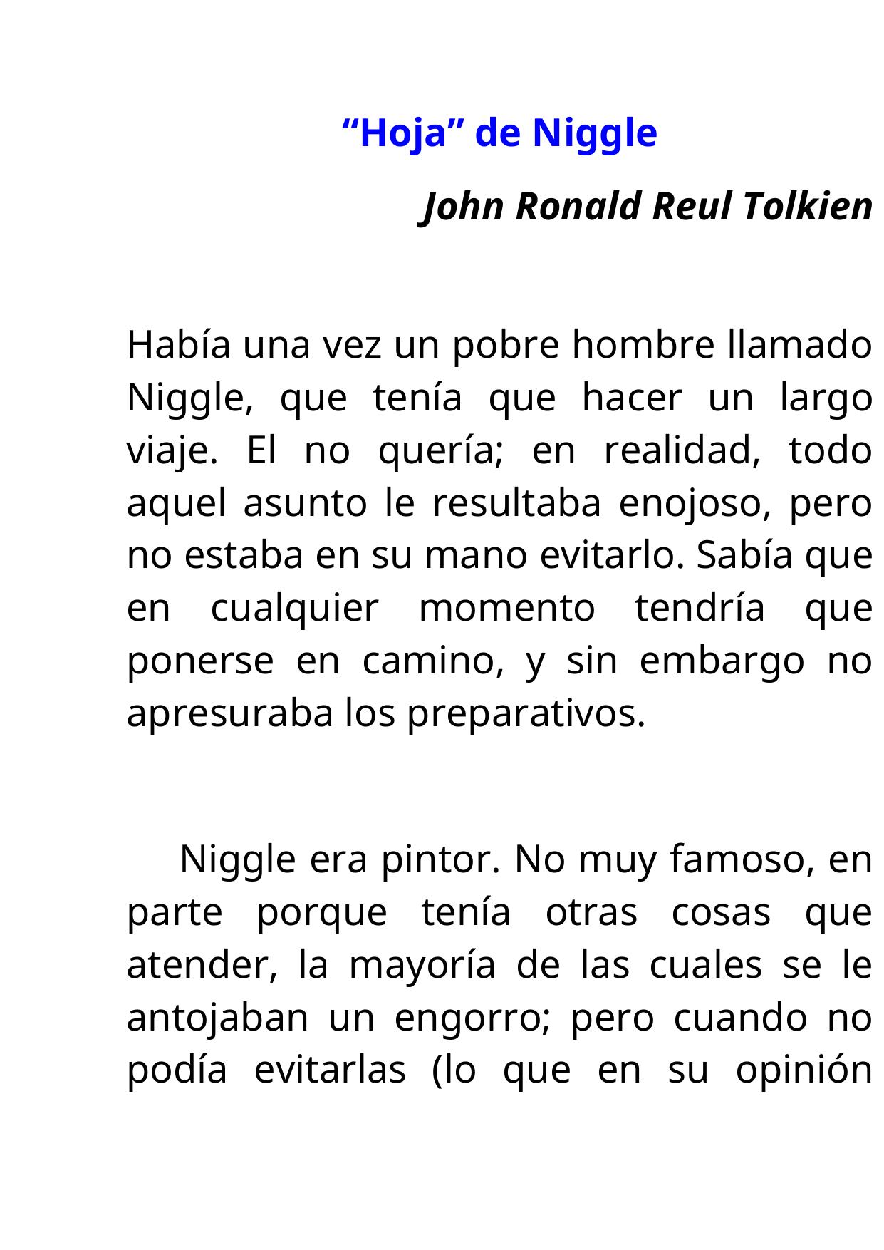 “Hoja” de Niggle