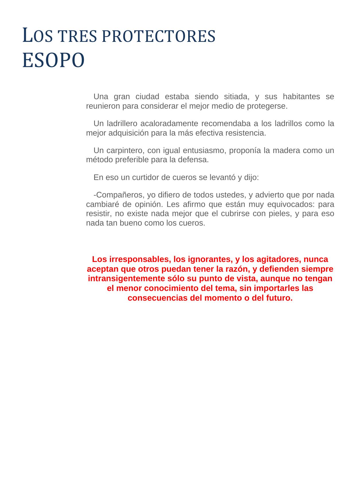 Microsoft Word - Los tres protectores.doc