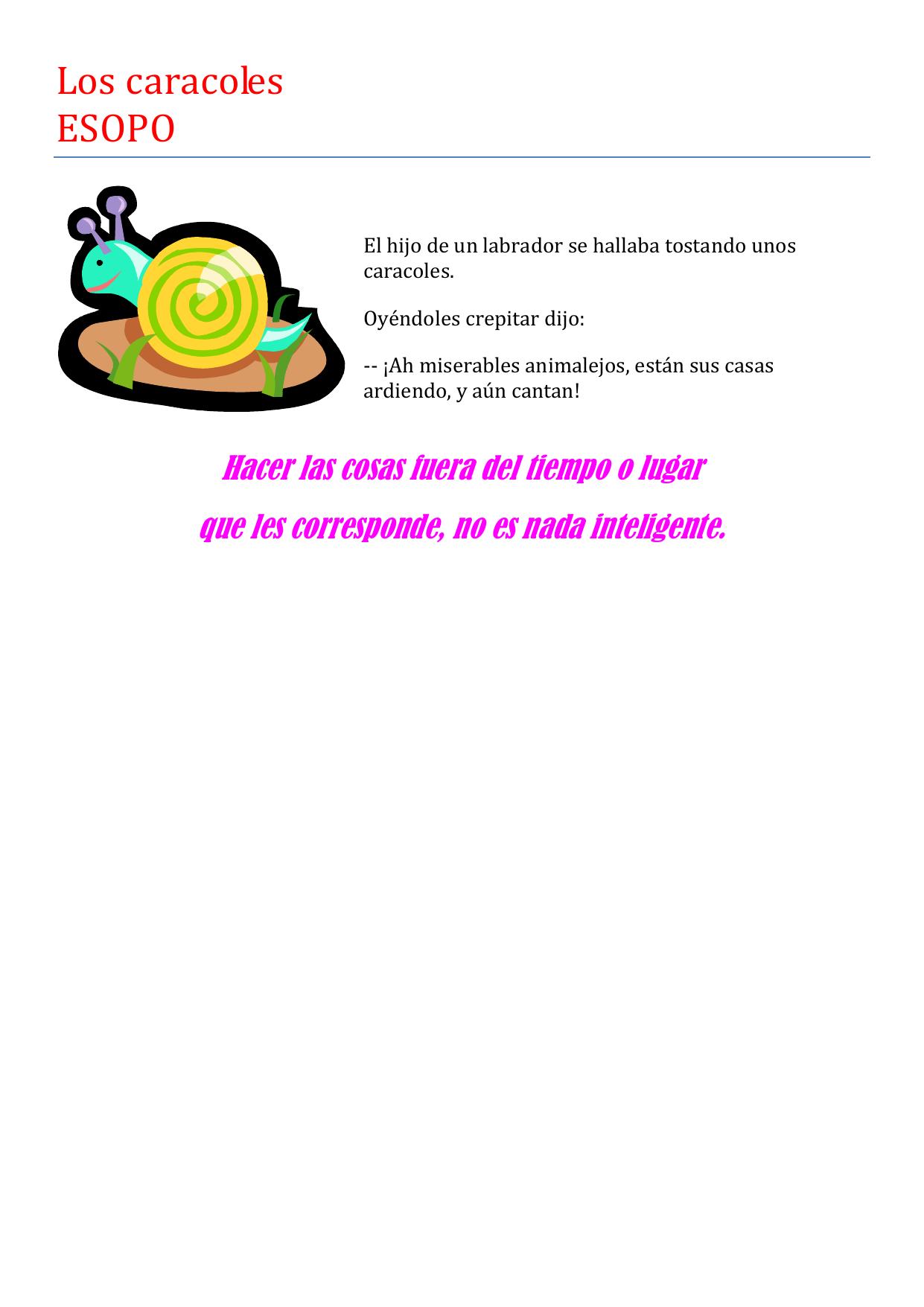 Microsoft Word - Los caracoles.doc