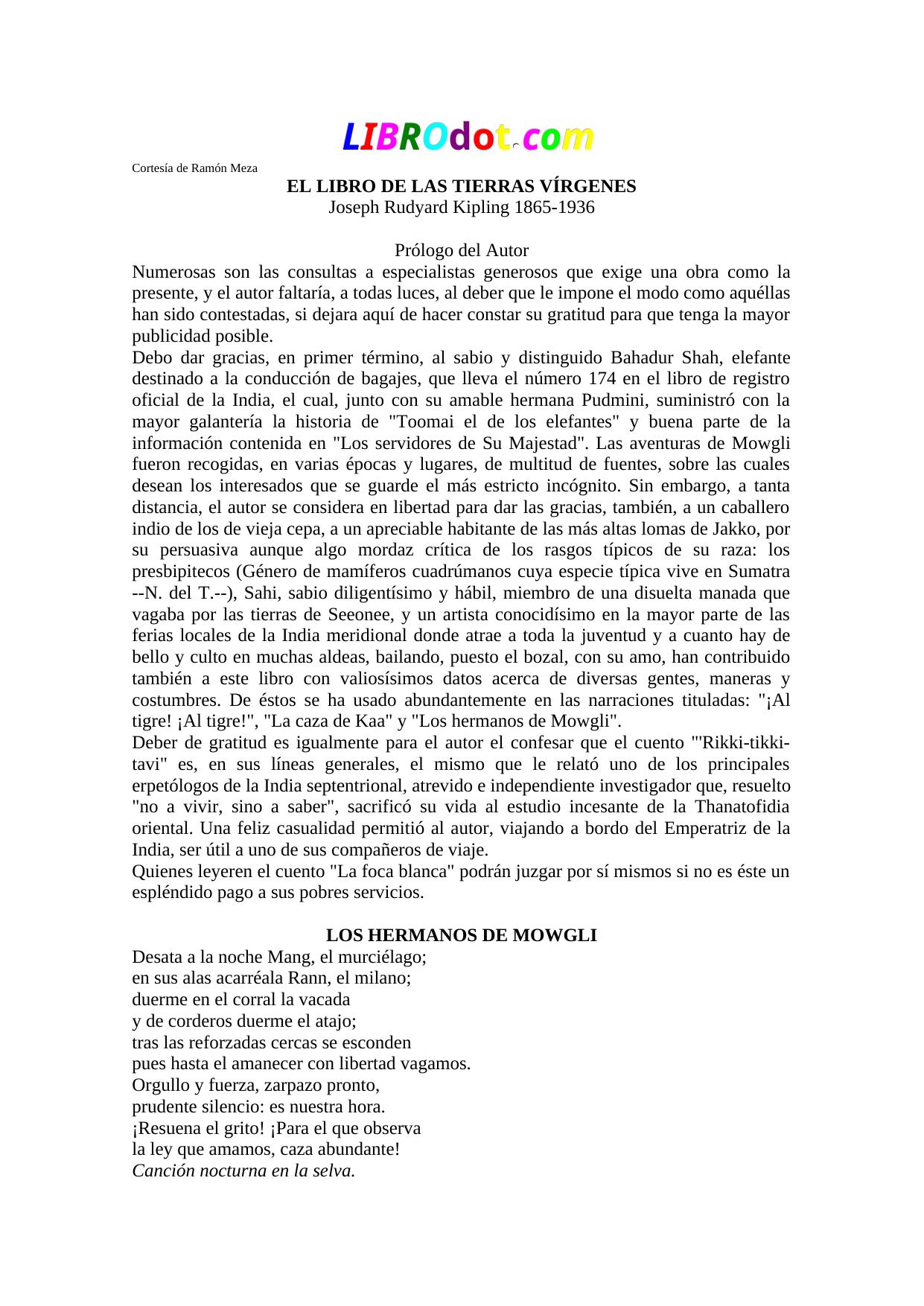 EL LIBRO DE LAS TIERRAS VÍRGENES