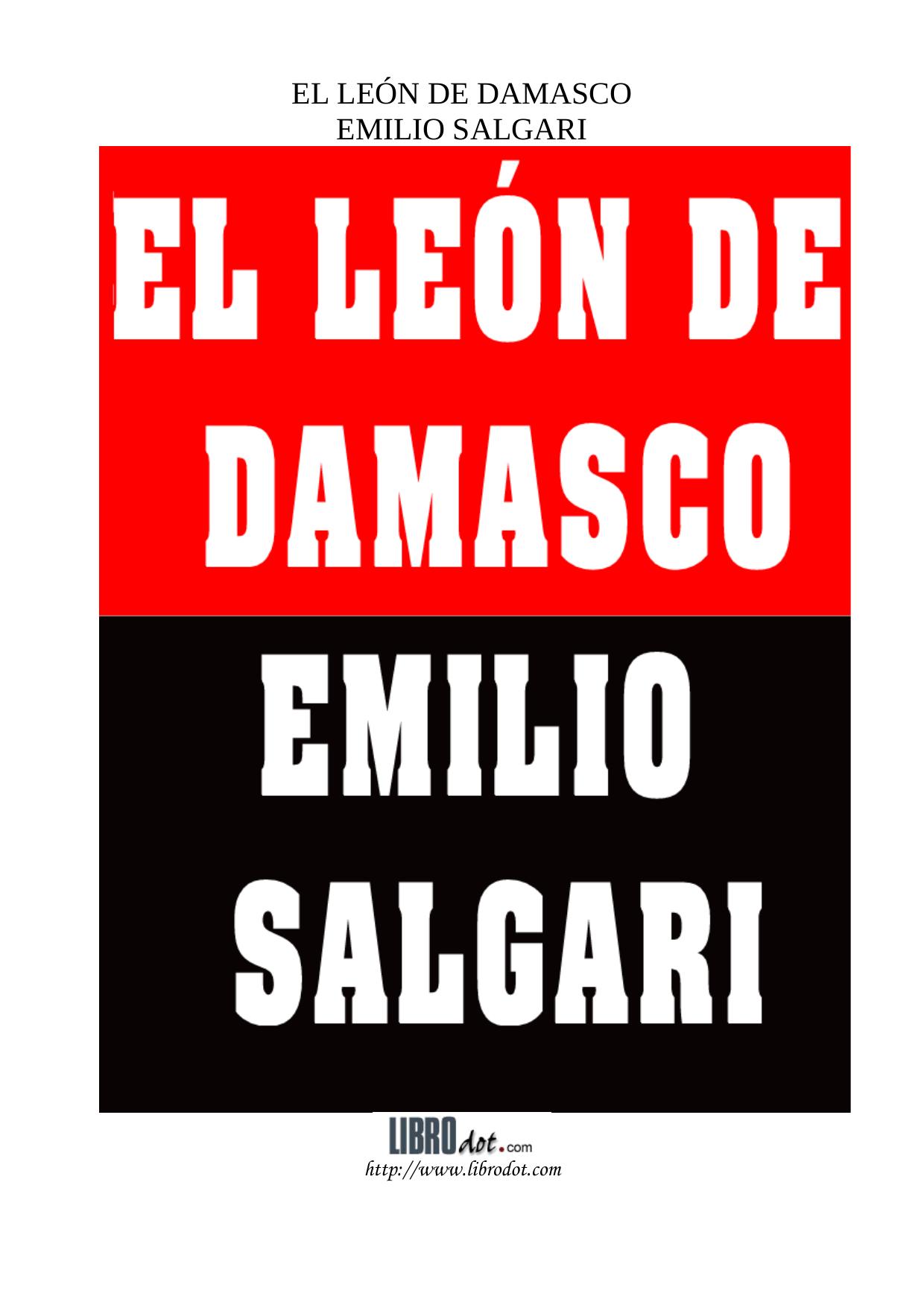 Microsoft Word - EL LEON DE DAMASCO.doc
