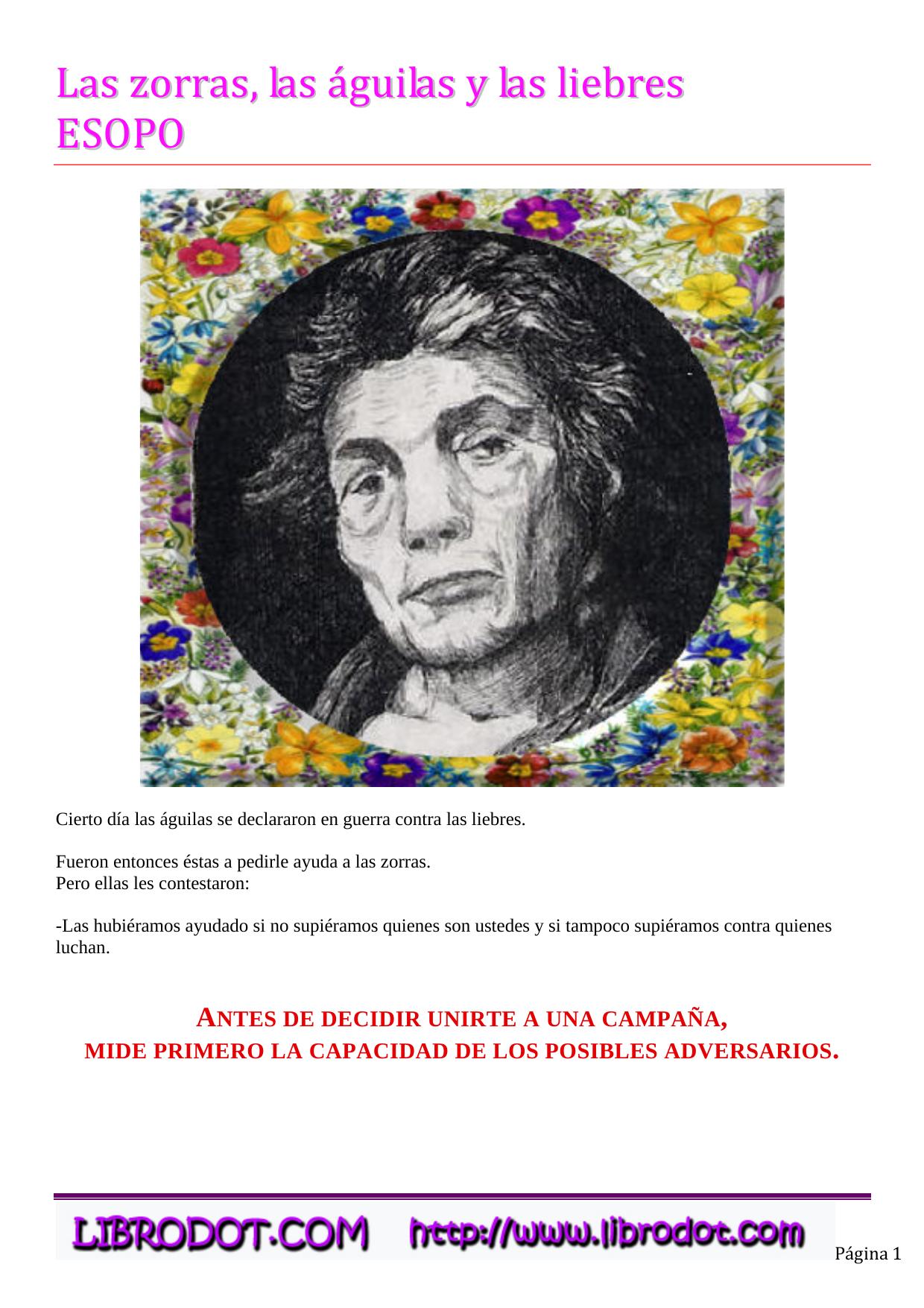 Microsoft Word - Las zorras, las aguilas y las liebres.doc