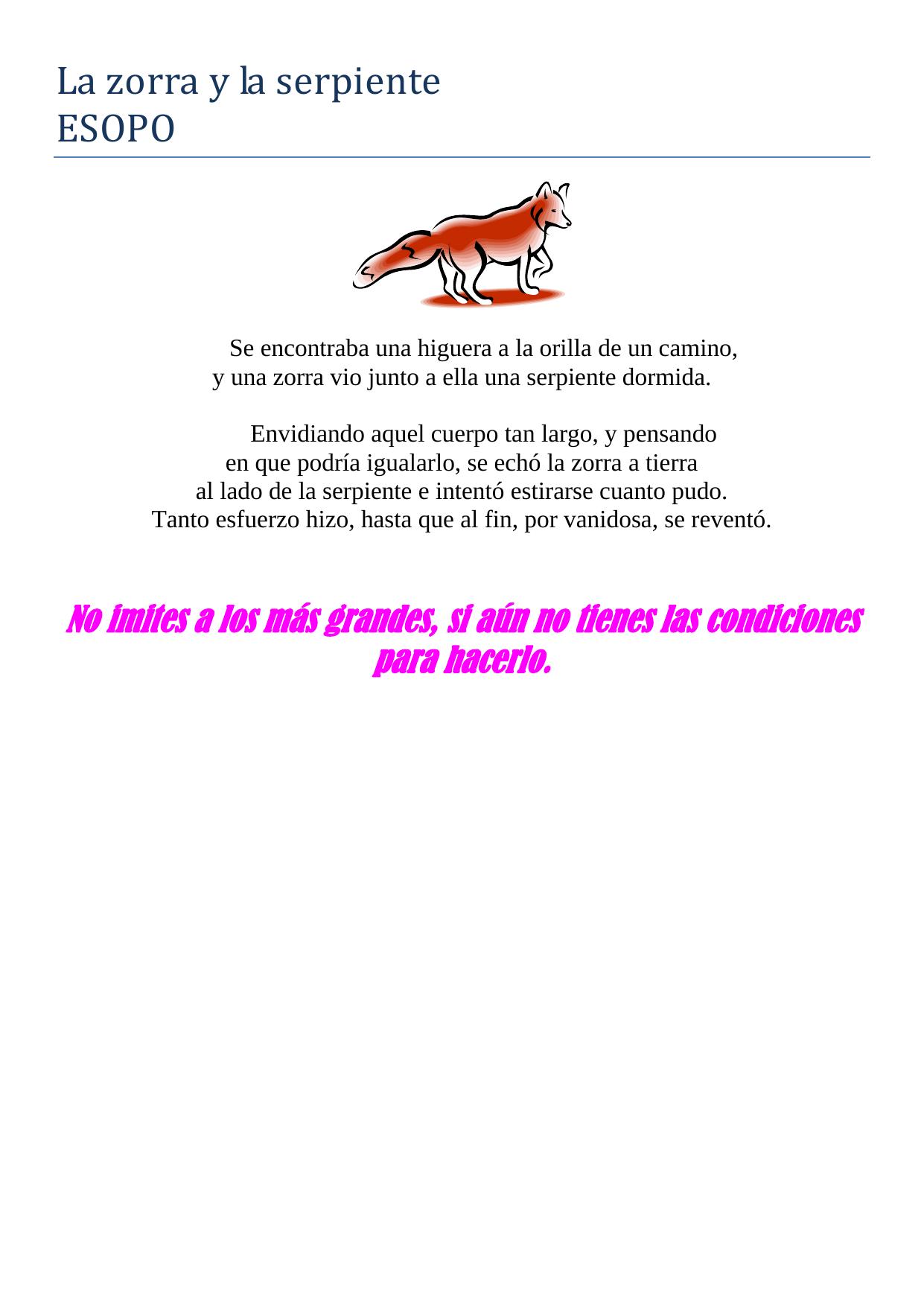 Microsoft Word - La zorra y la serpiente.doc