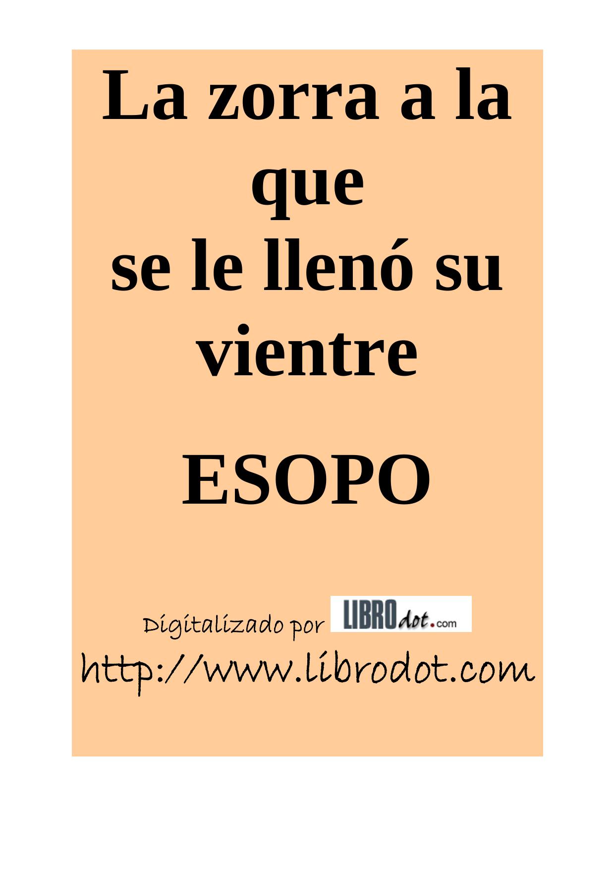 Microsoft Word - LA ZORRA A LA QUE SE LE LLENO EL VIENTRE.doc