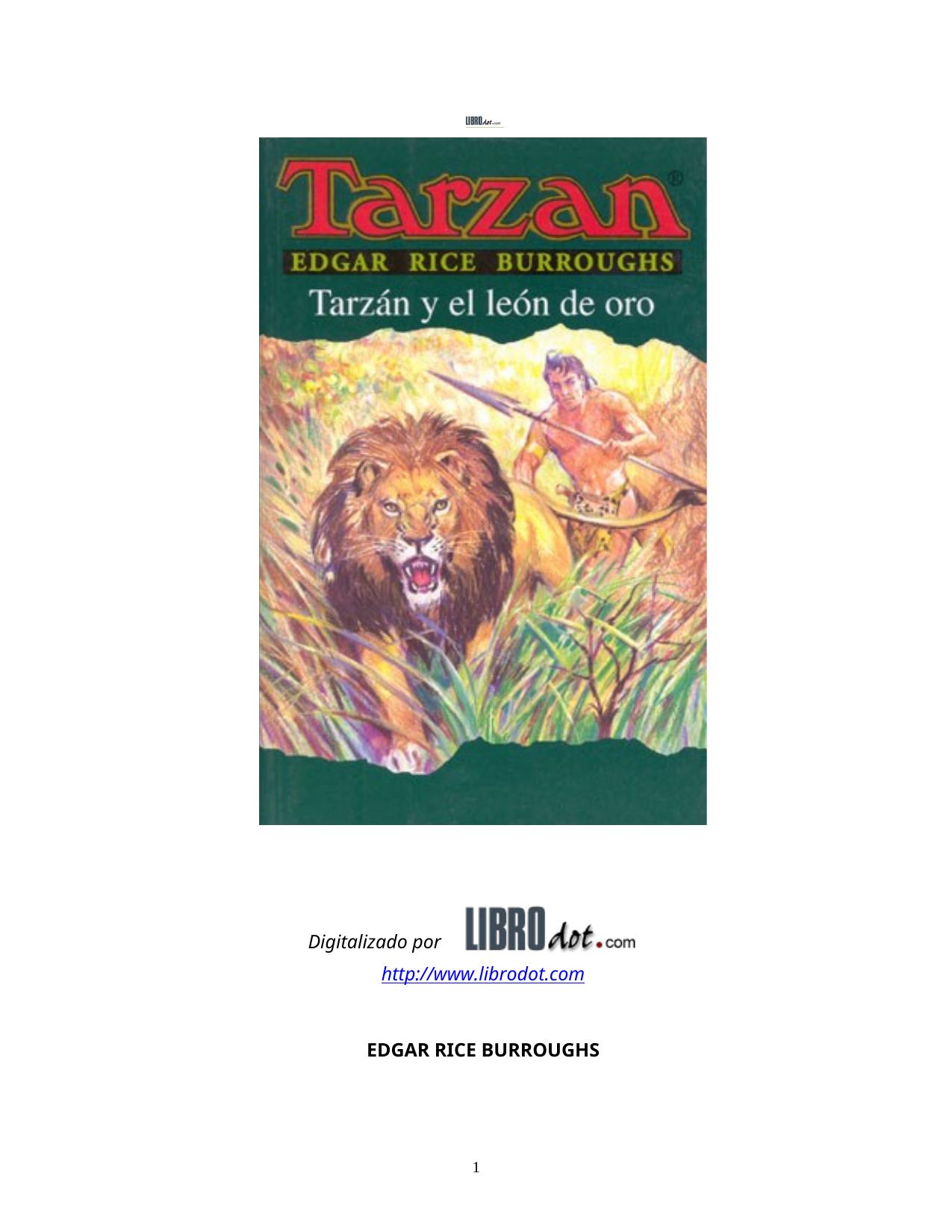Tarzan y el leon de oro