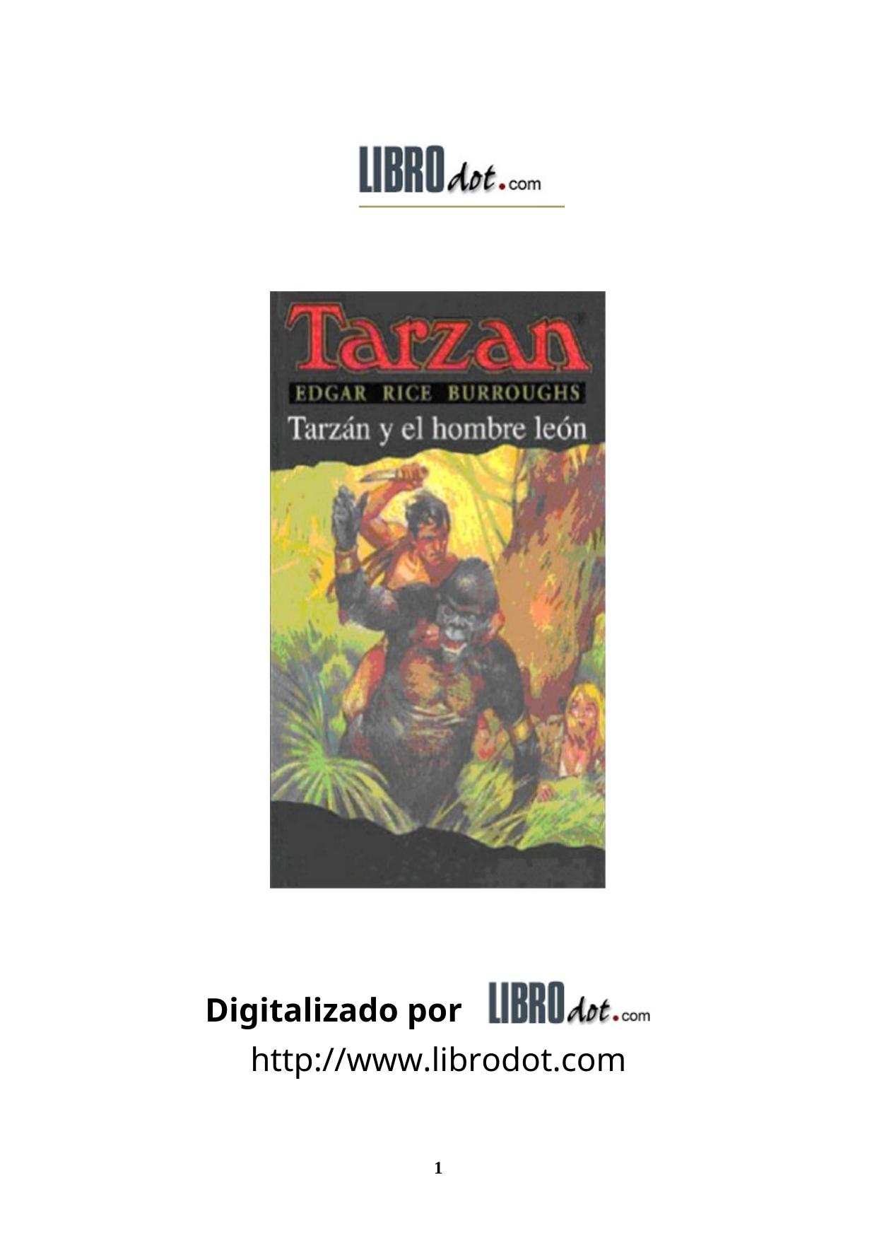 TARZÁN Y EL HOMBRE LEÓN