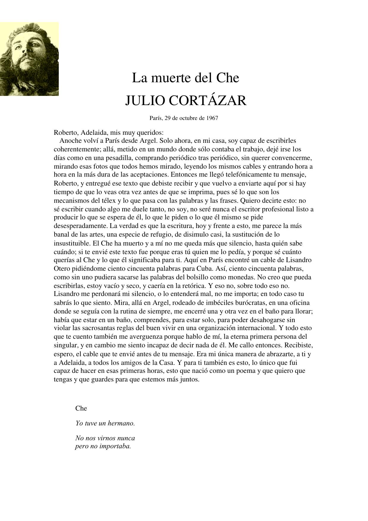Microsoft Word - La muerte del Che.doc