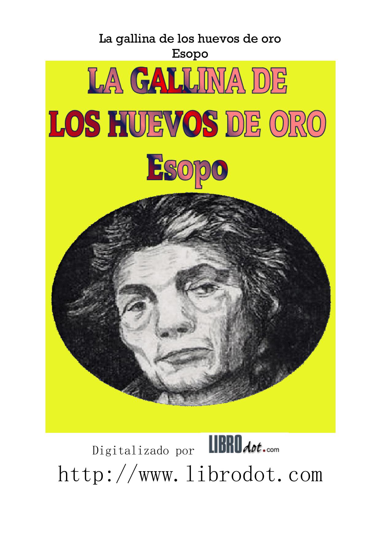 Microsoft Word - ESOPO - LA GALLINA DE LOS HUEVOS DE ORO.doc