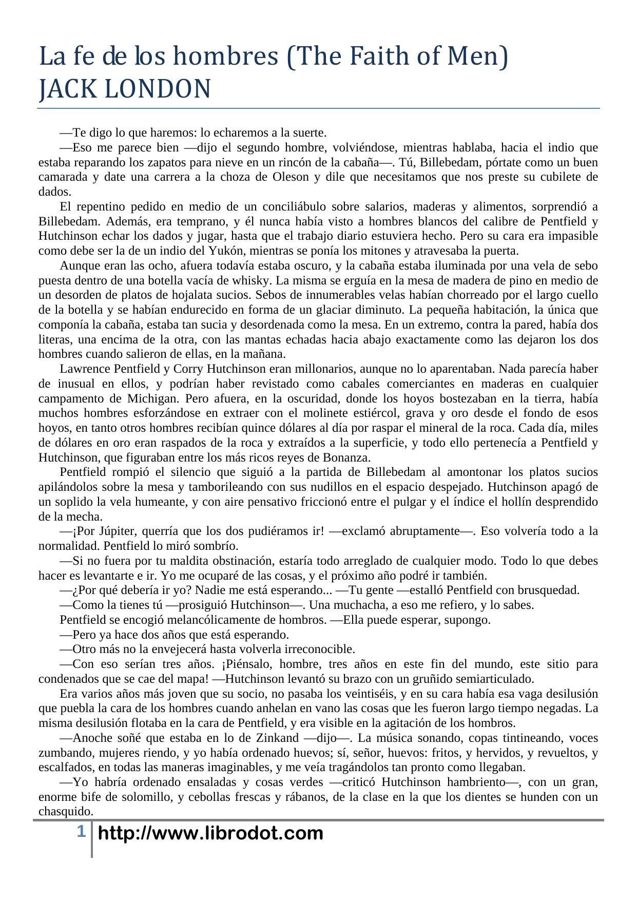 Microsoft Word - La fe de los hombres _The Faith of Men_.doc