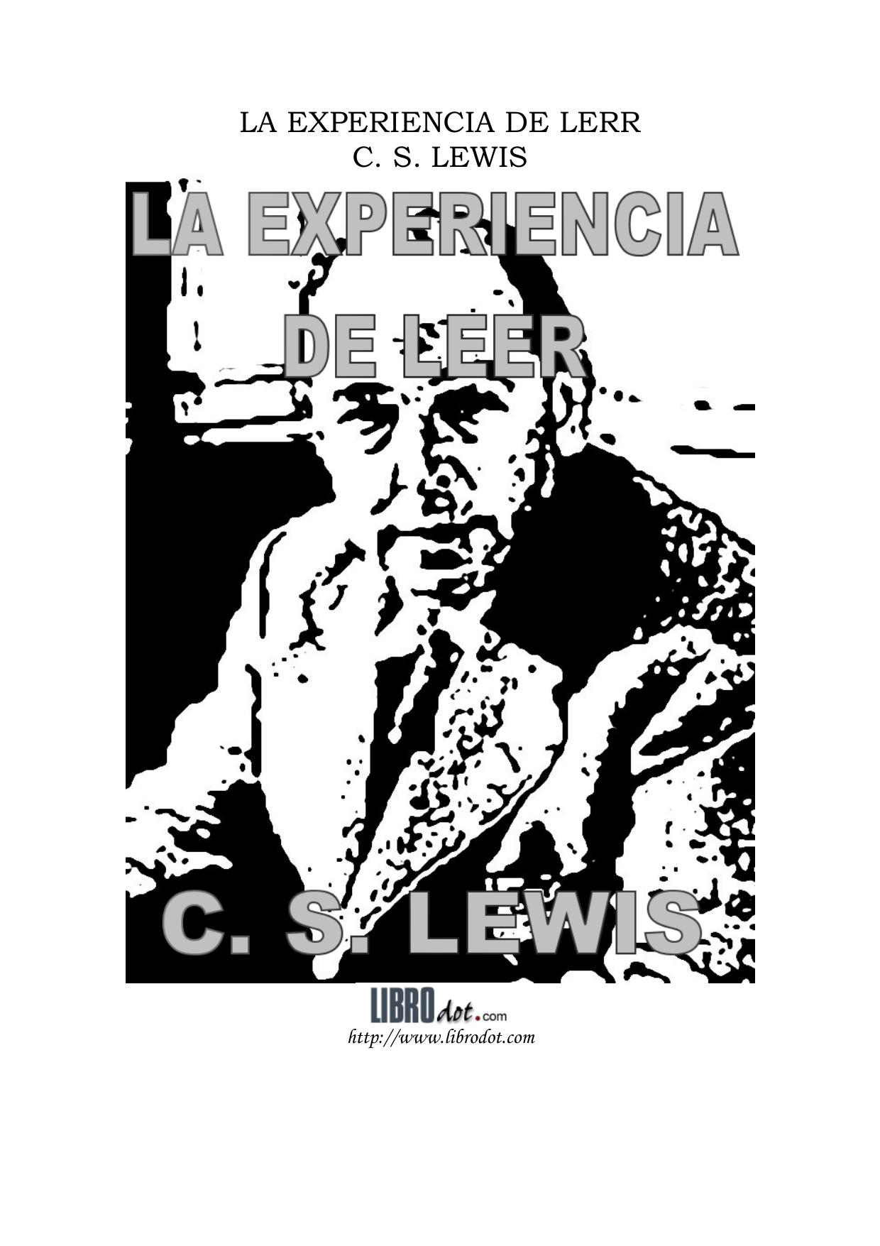 Microsoft Word - lewis, c s - la experiencia de leer.doc
