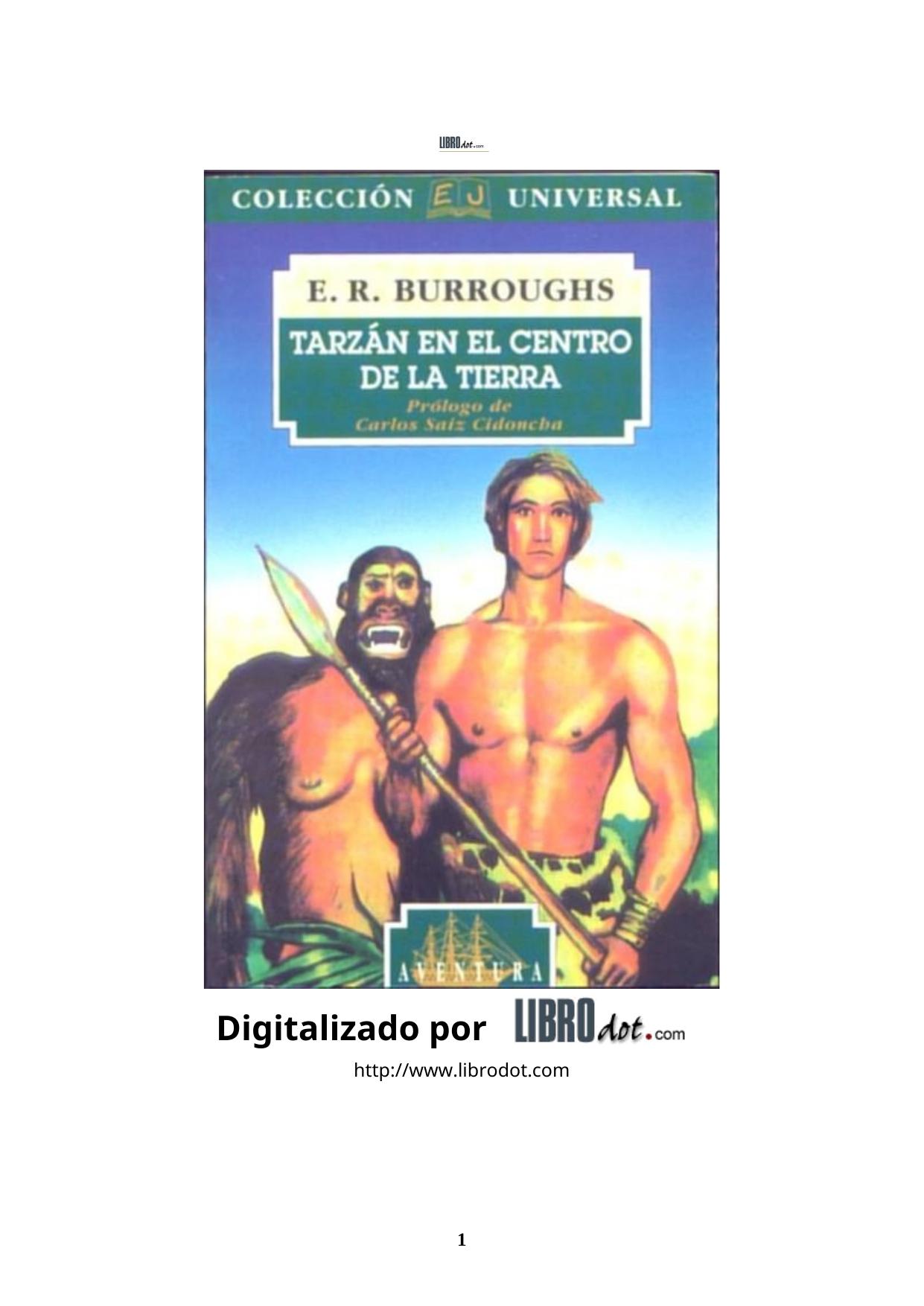 TARZÁN EN EL CENTRO DE LA TIERRA