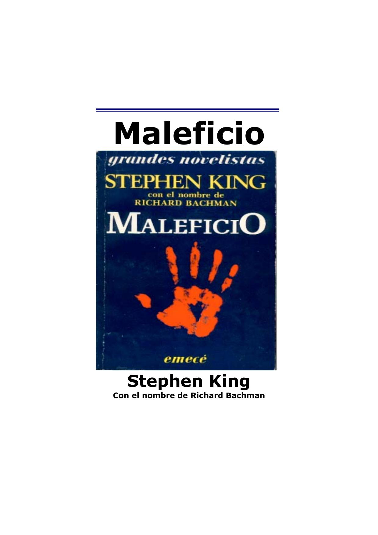 Microsoft Word - King, Stephen [Richard Bachman] - Maleficio.doc