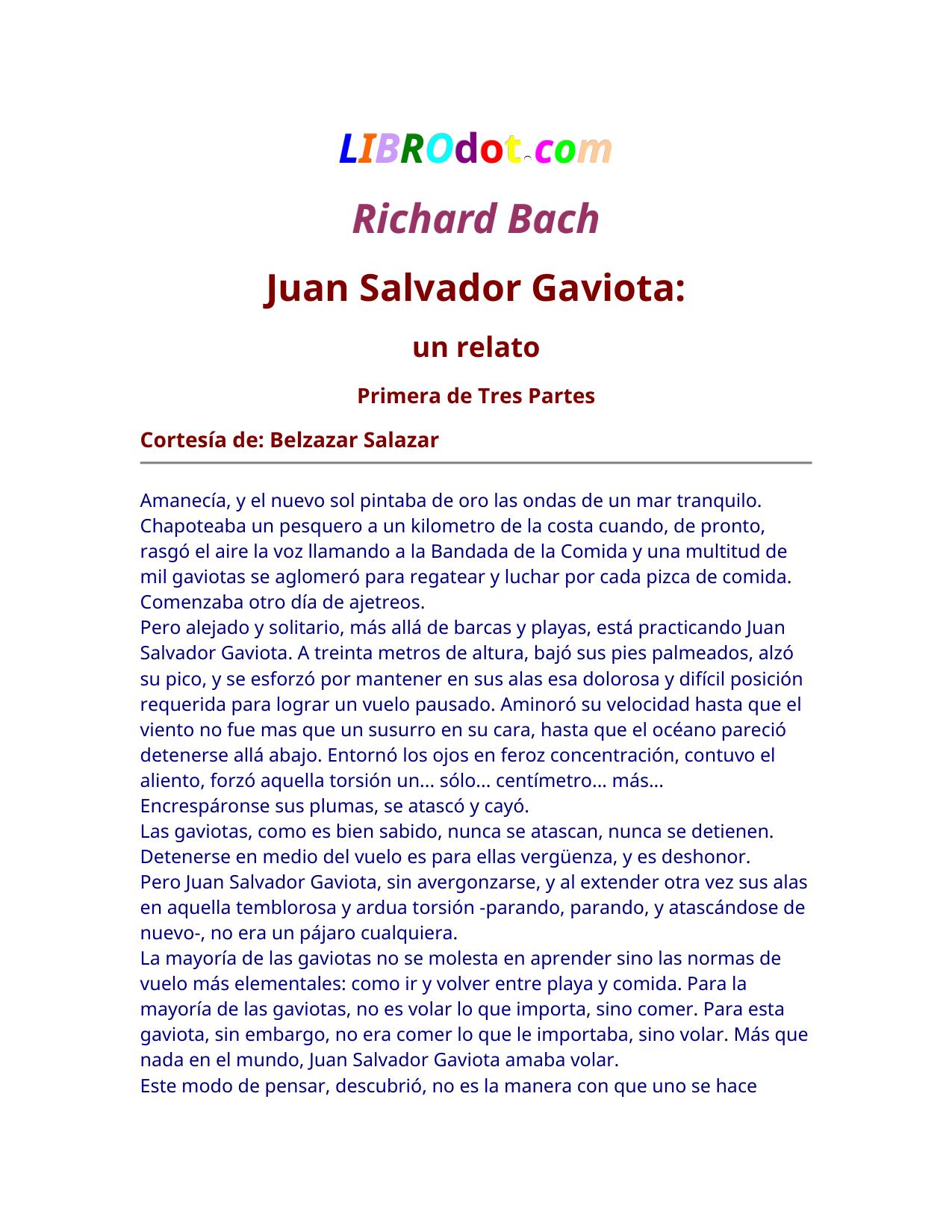 Juan Salvador Gaviota: