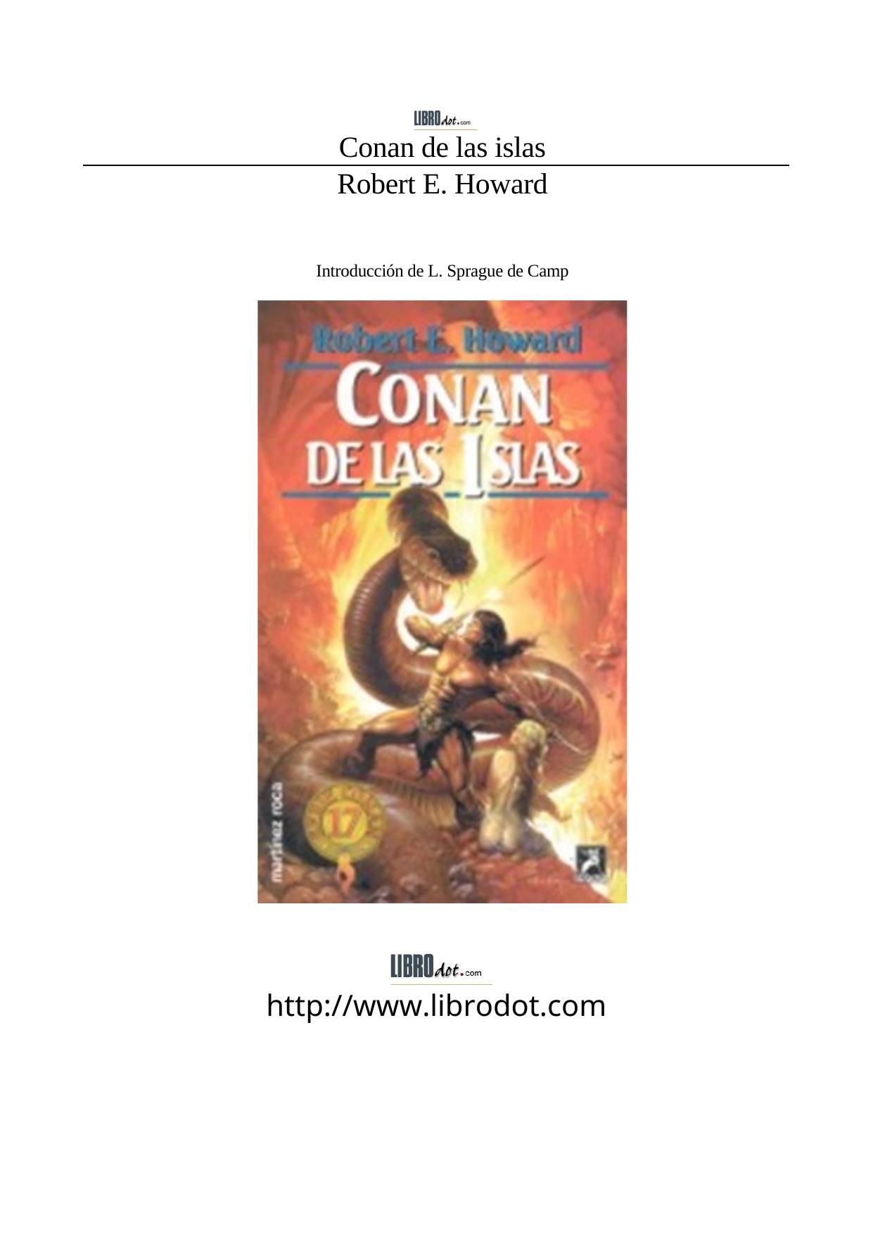 CONAN DE LAS ISLAS