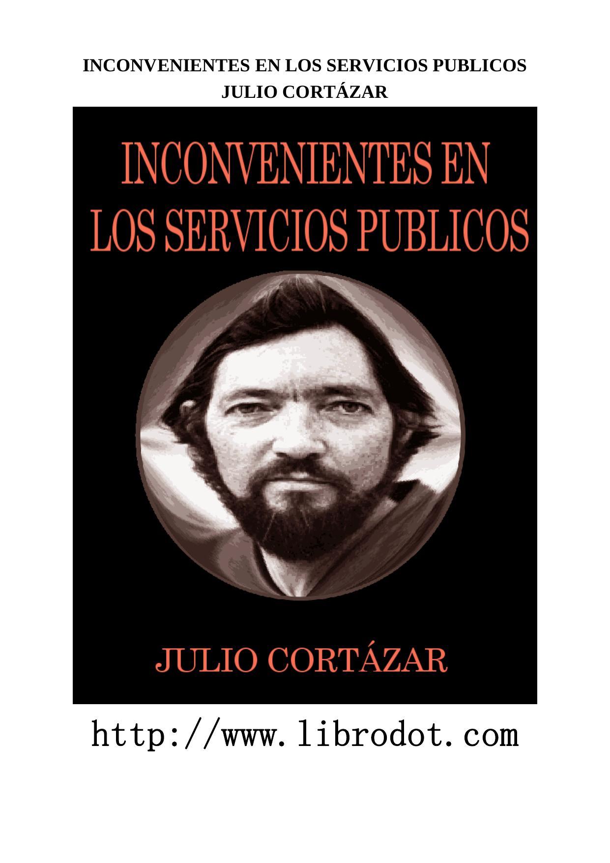 Microsoft Word - CORTAZAR - INCONVENIENTES EN LOS SERVICIOS PUBLICOS.doc