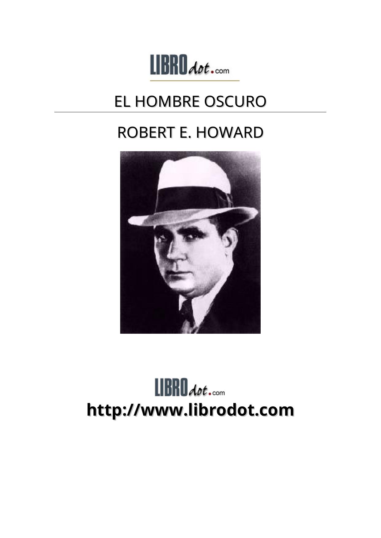 EL HOMBRE OSCURO