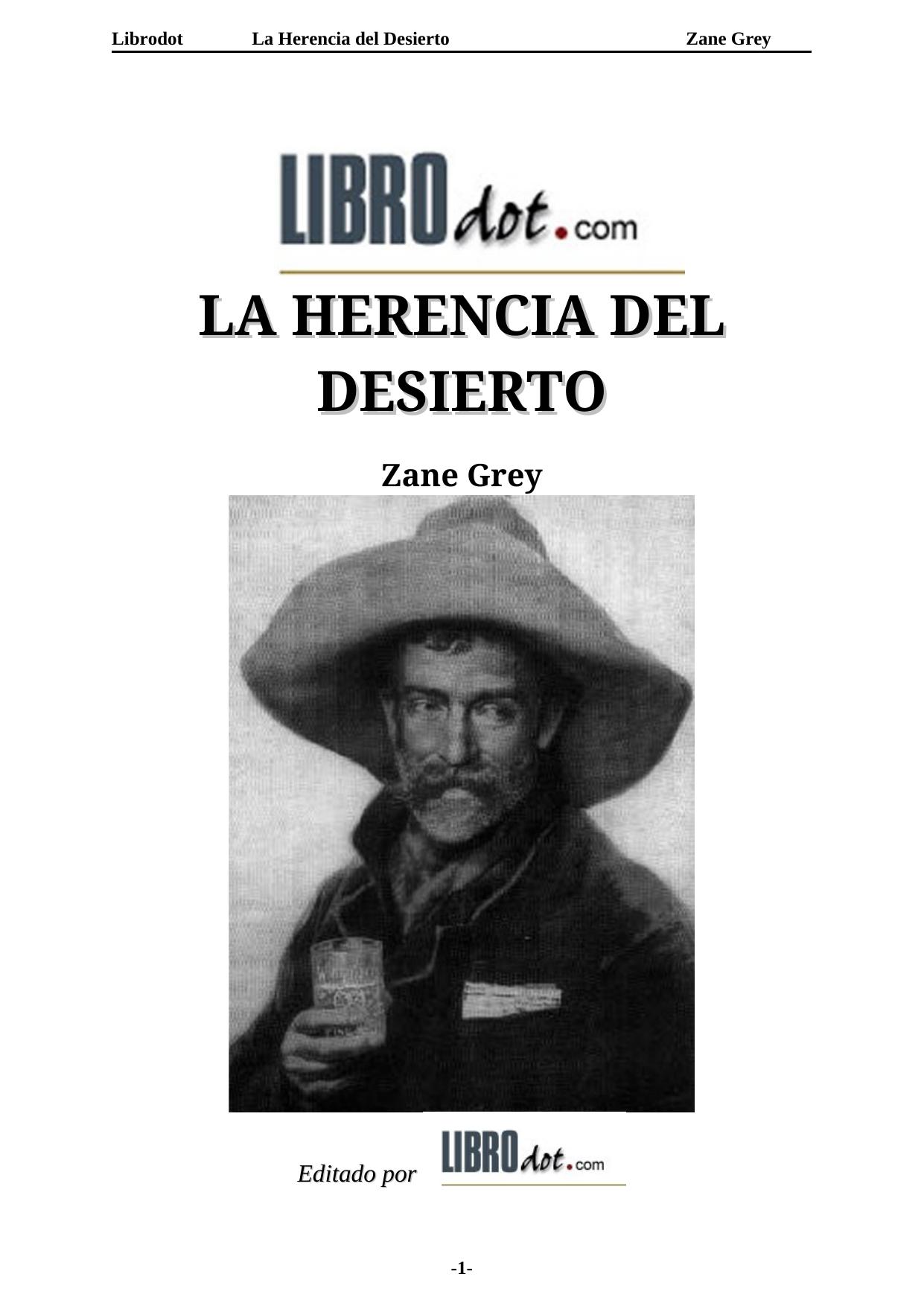 LA HERENCIA DEL DESIERTO