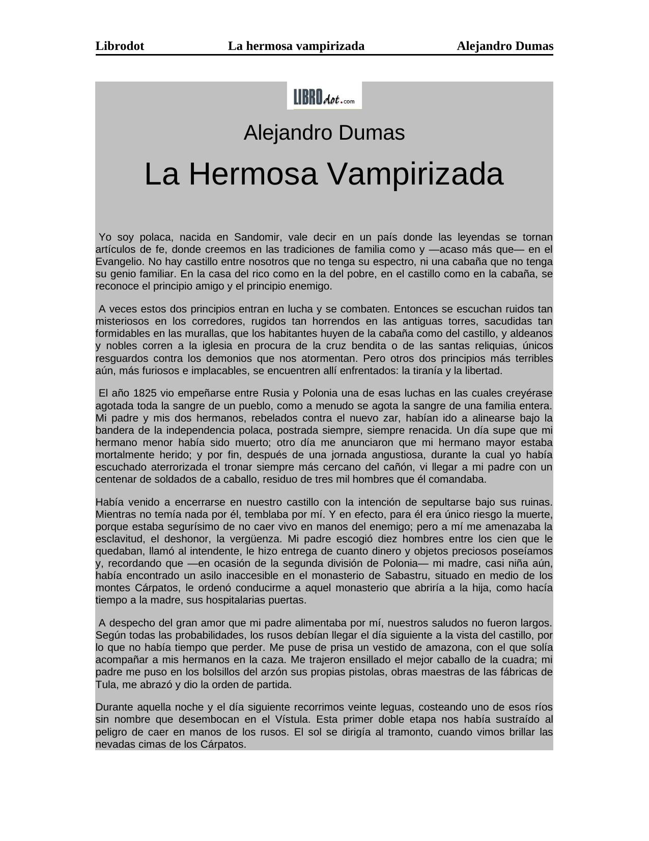 La Hermosa Vampirizada
