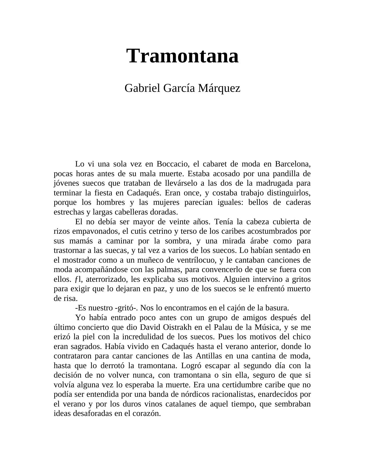 Tramontana