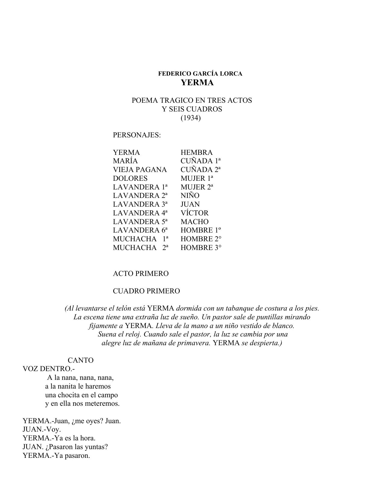 Garcia Lorca, Federico