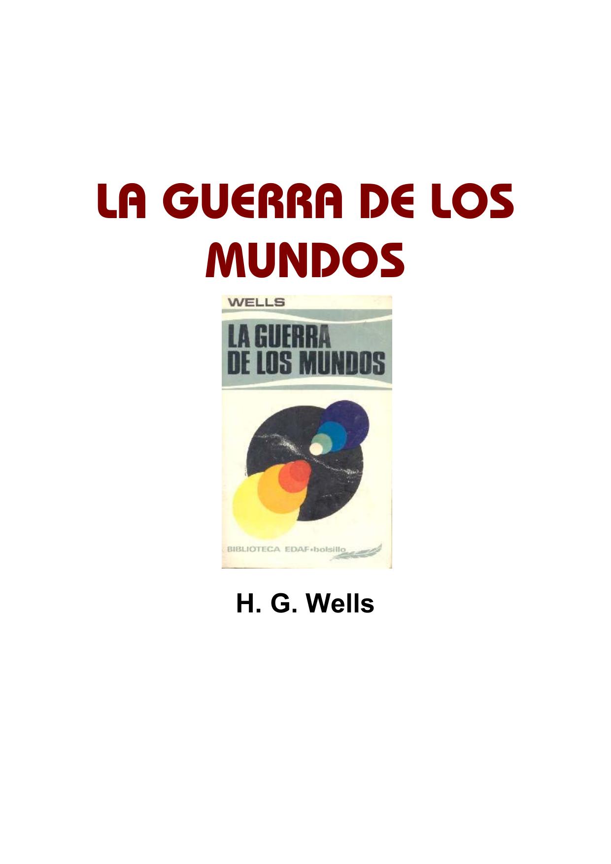 Microsoft Word - Wells, H.G. - La guerra de los mundos.doc