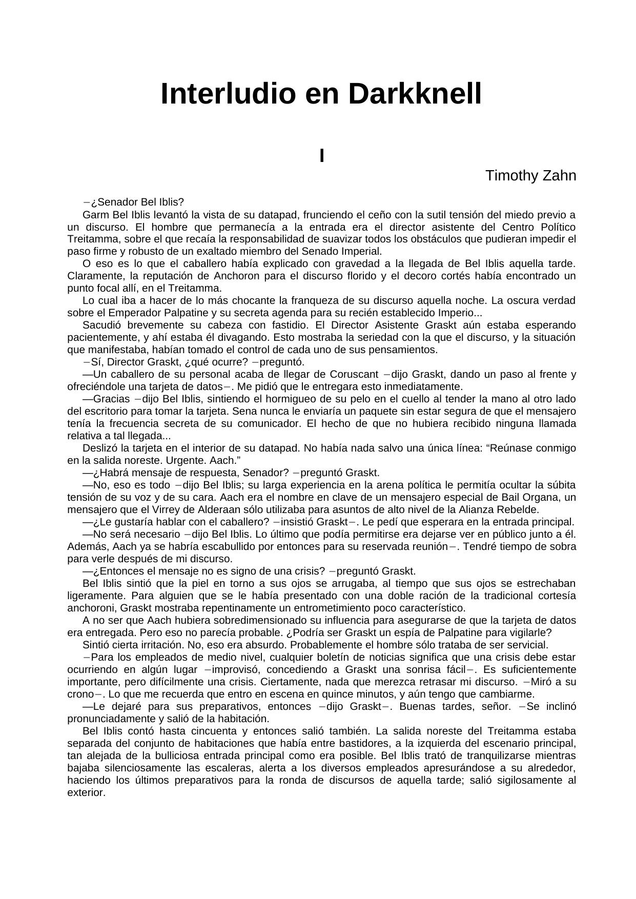 INTERLUDIO EN DARKKNELL