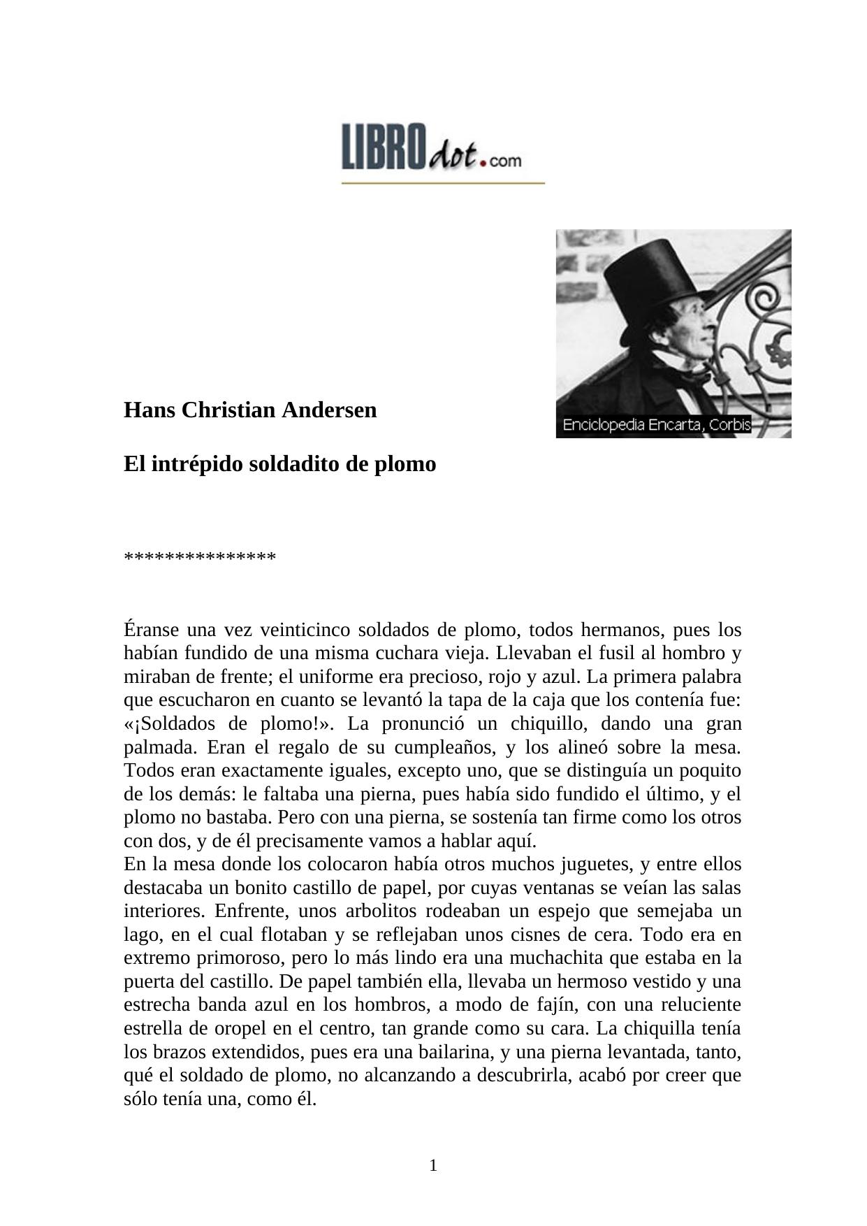 El soldadito de plomo