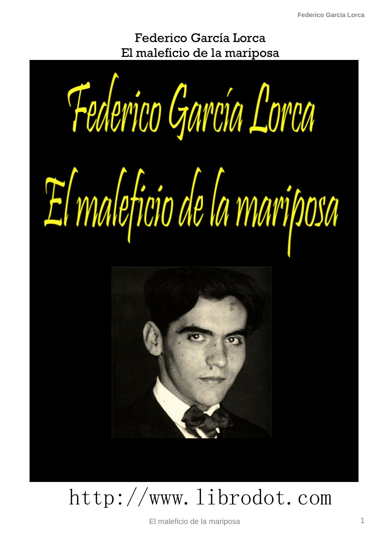 Microsoft Word - LORCA - EL MALEFICIO DE LA MARIPOSA.doc