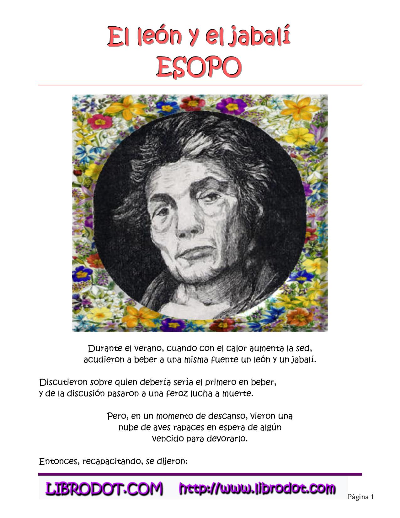 Microsoft Word - El leon y el jabali.doc