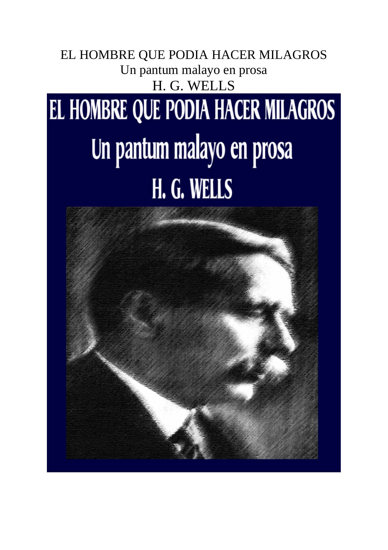 El hombre que podia hacer milagros