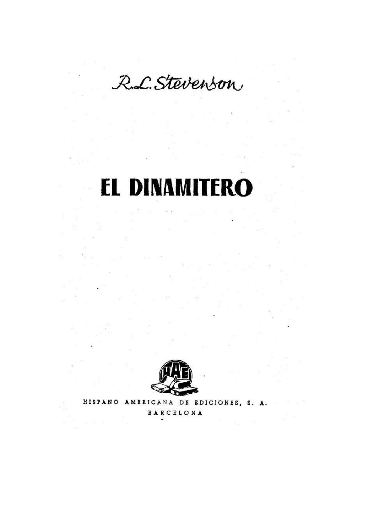 Robert Louis Stevenson - El Dinamitero.sxw