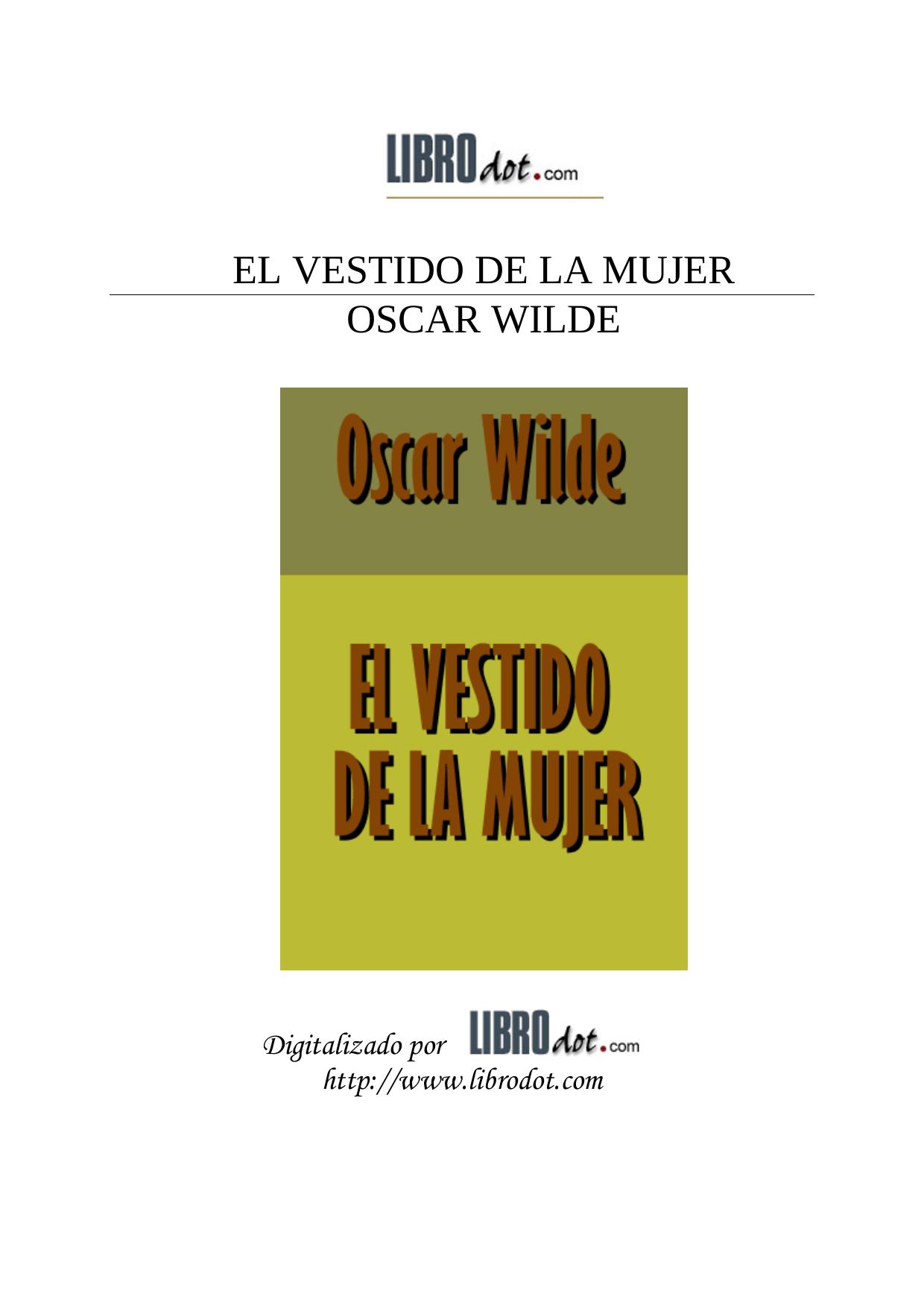 EL VESTIDO DE LA MUJER