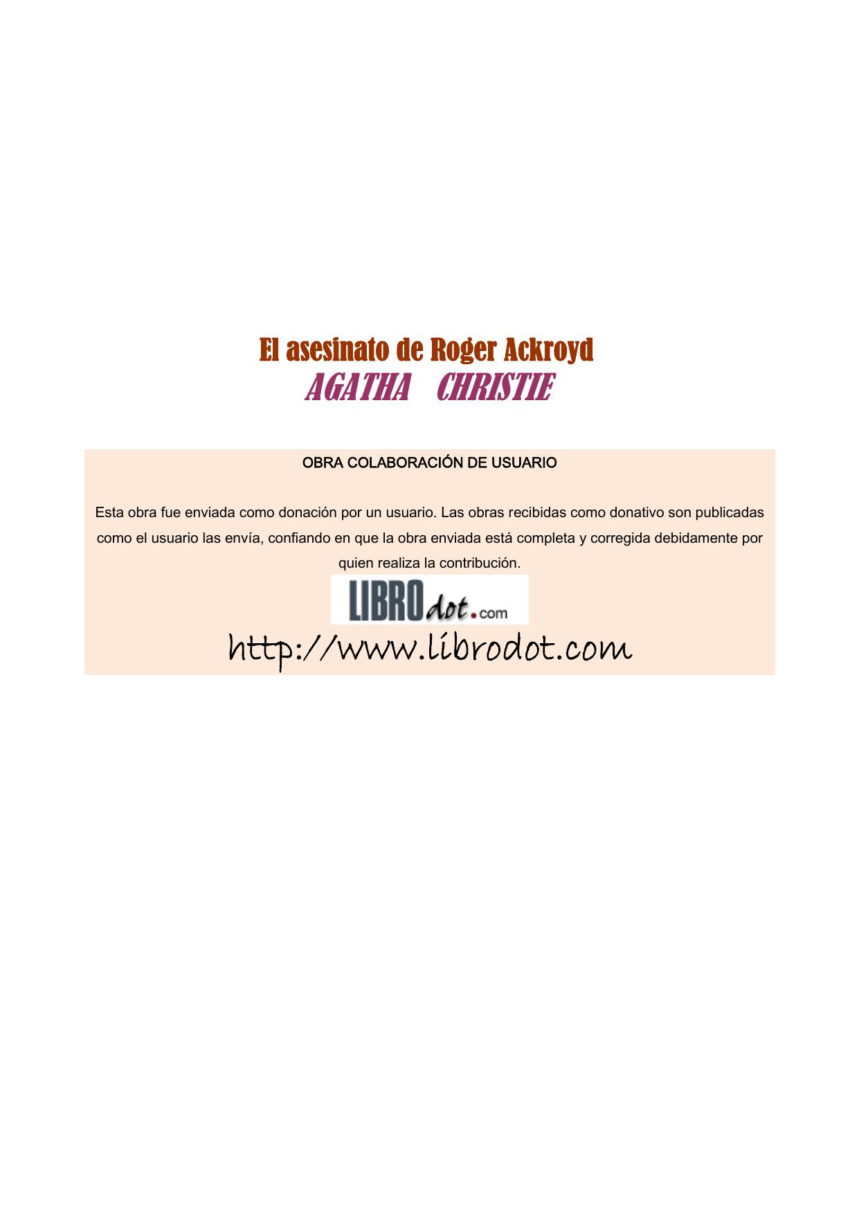 Microsoft Word - El asesinato de Roger Ackroyd.DOC