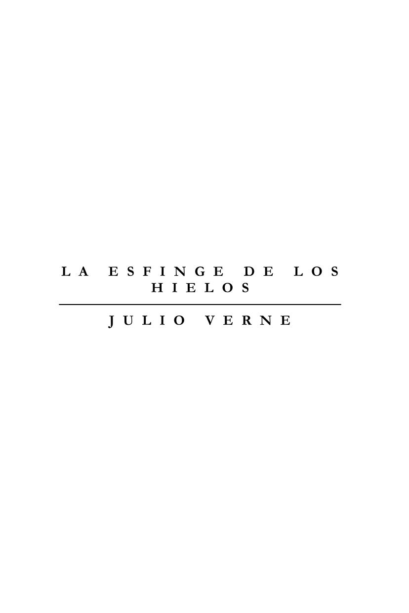 La esfinge de los hielos