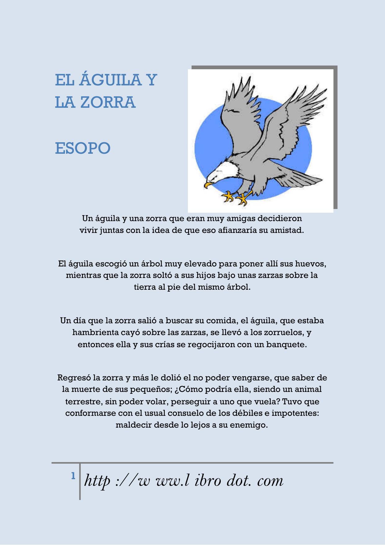 Microsoft Word - El aguila y la zorra.doc