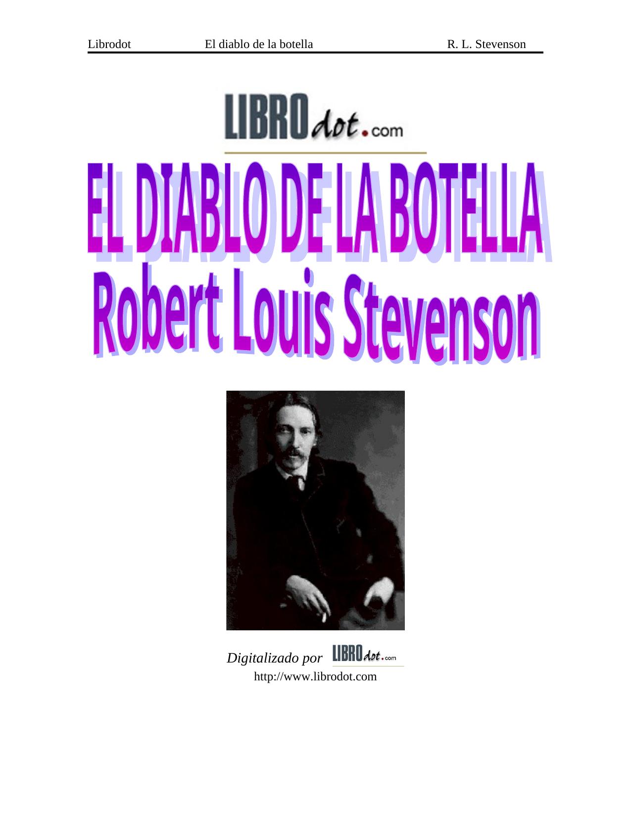 EL DIABLO DE LA BOTELLA