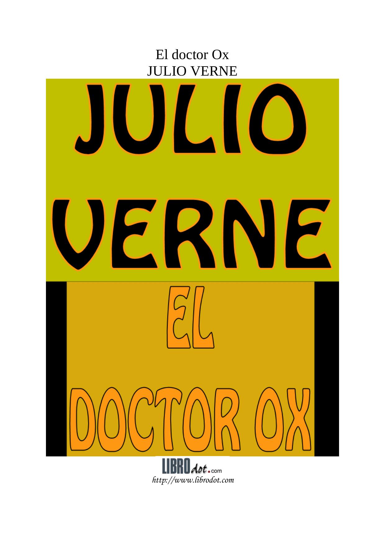 Microsoft Word - verne - El doctor Ox.doc