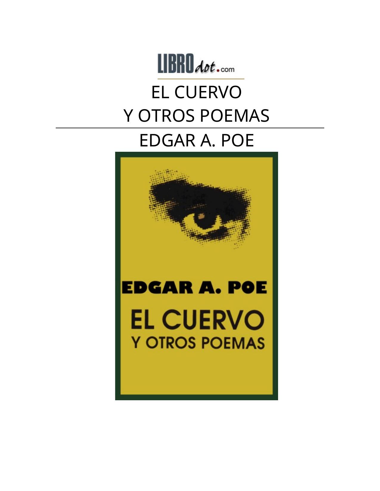EL CUERVO Y OTROS POEMAS