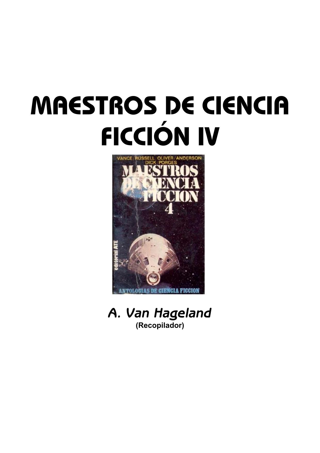 Microsoft Word - Maestros de Ciencia Ficción IV.doc