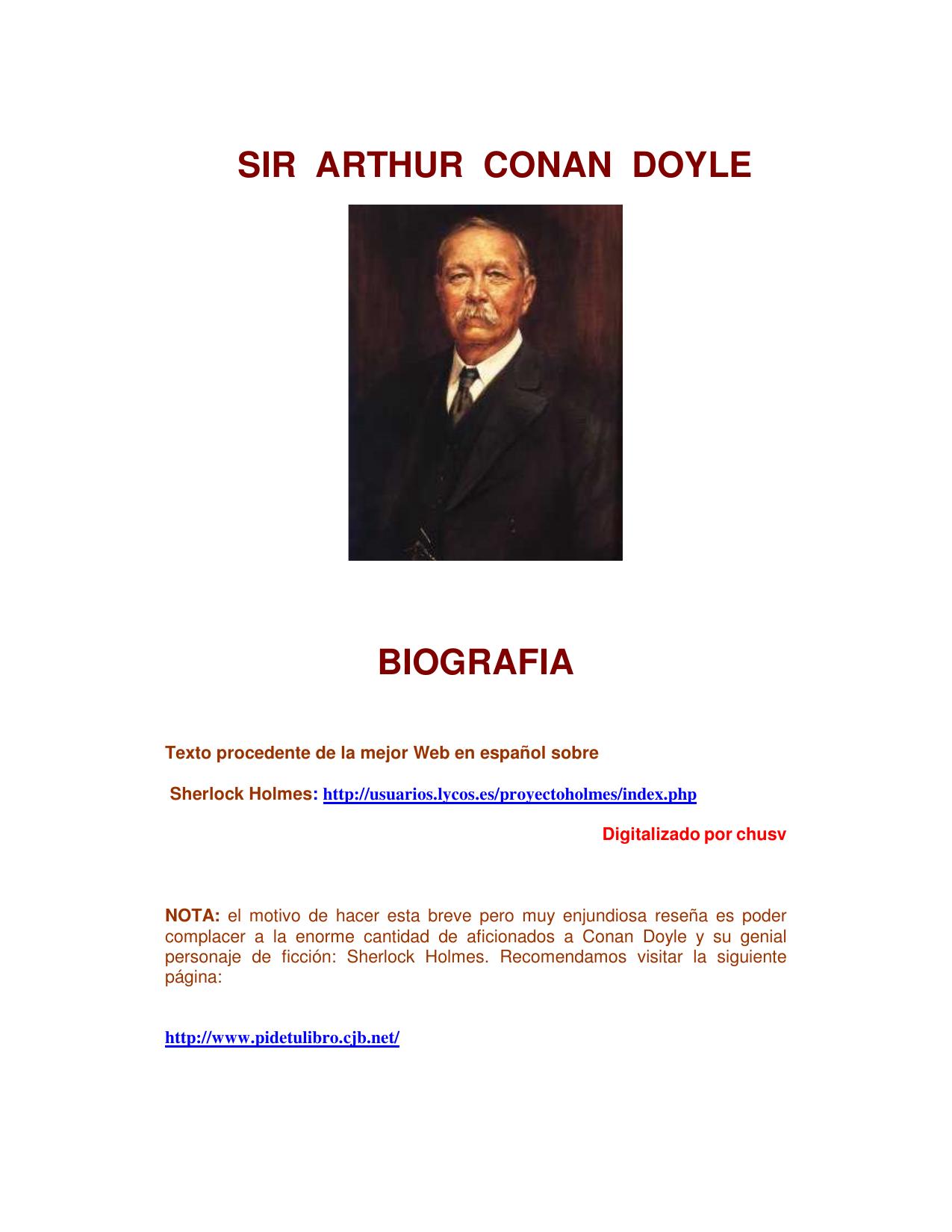 Microsoft Word - SIR ARTHUR CONAN DOYLE.doc