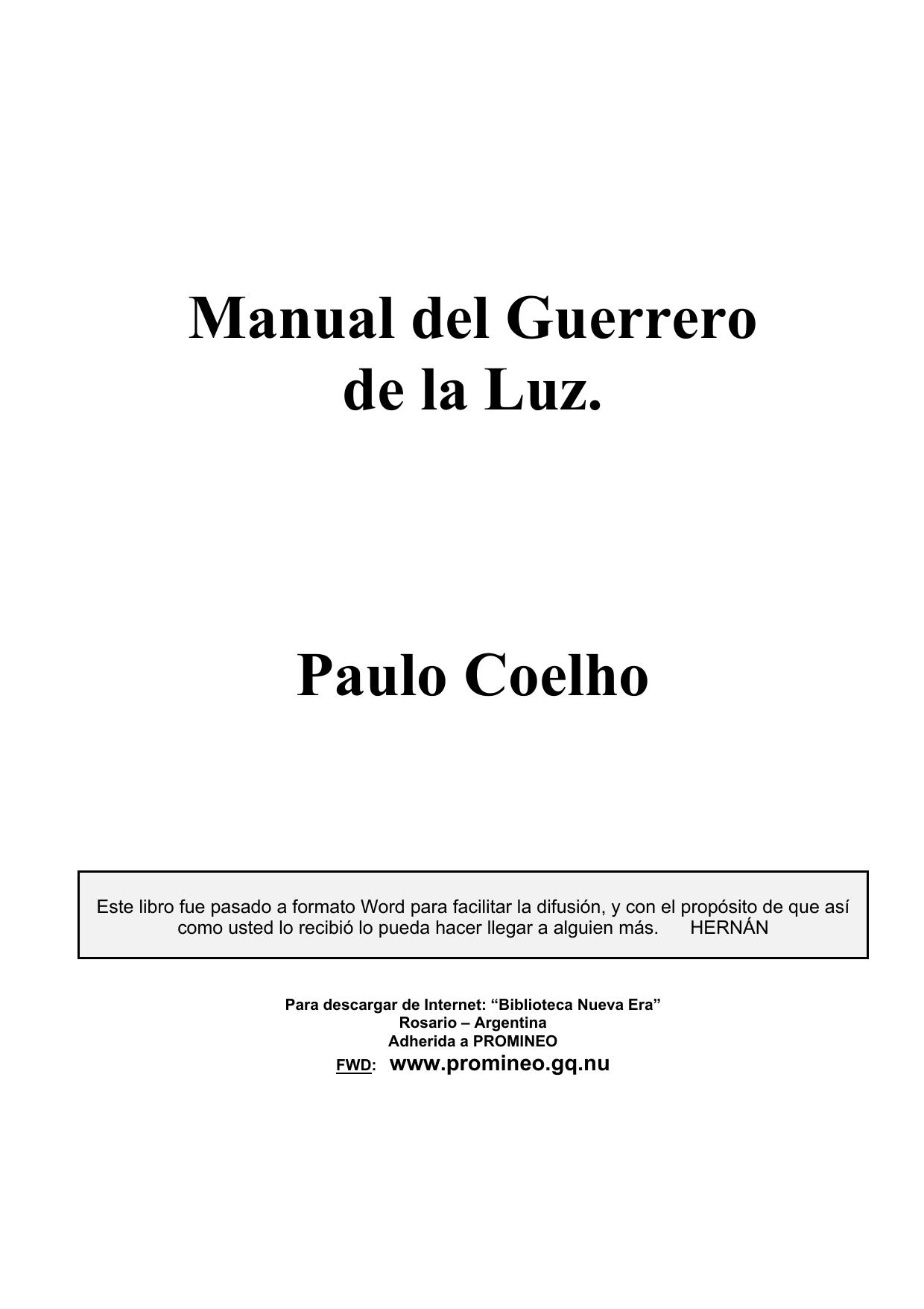 Manual del Guerrero de la Luz