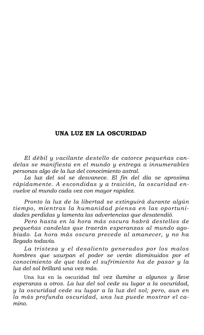Una Luz en la Oscuridad