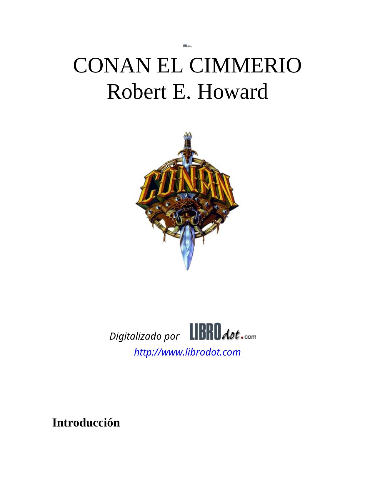 CONAN EL CIMMERIO