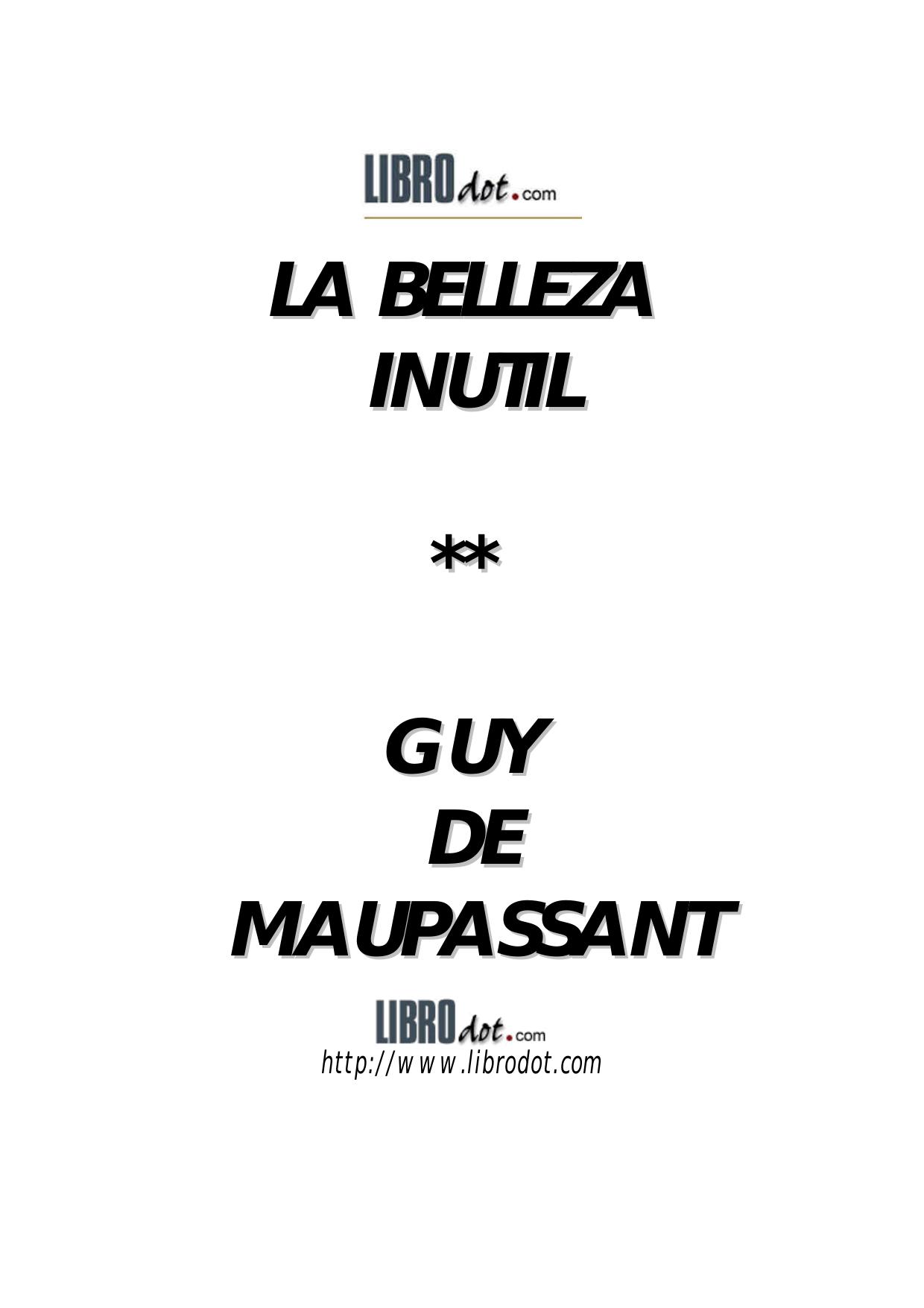 La belleza inútil.doc