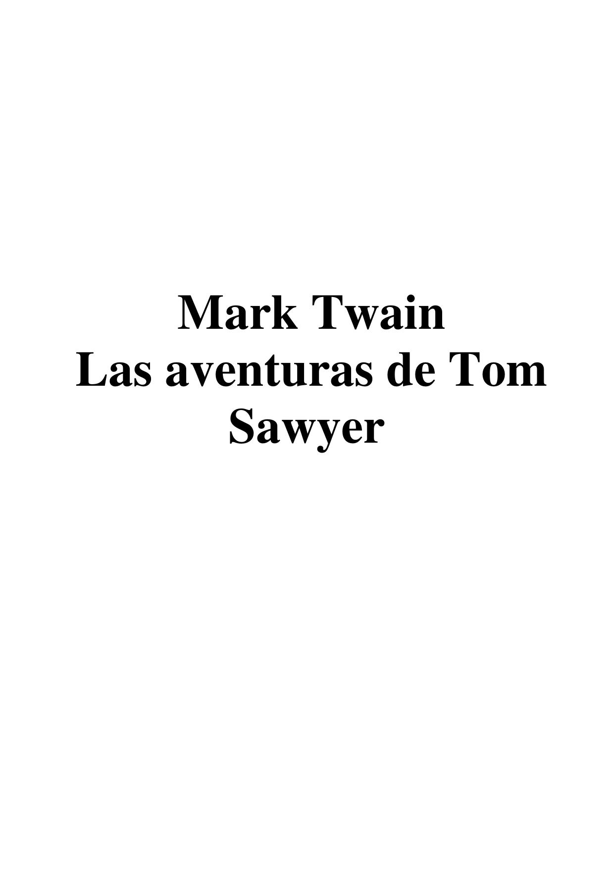 Tom Sawyer.