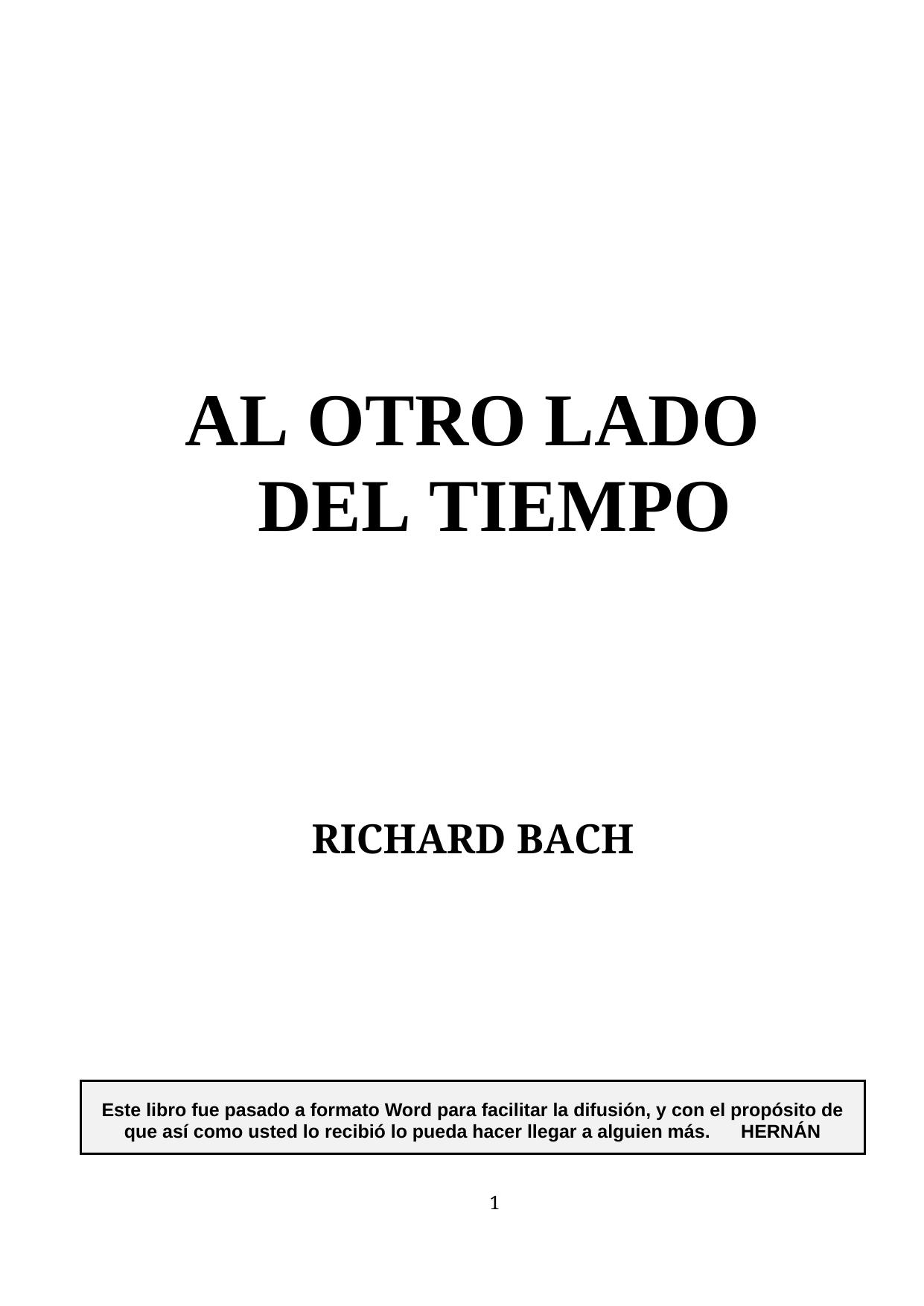 Al Otro Lado del Tiempo