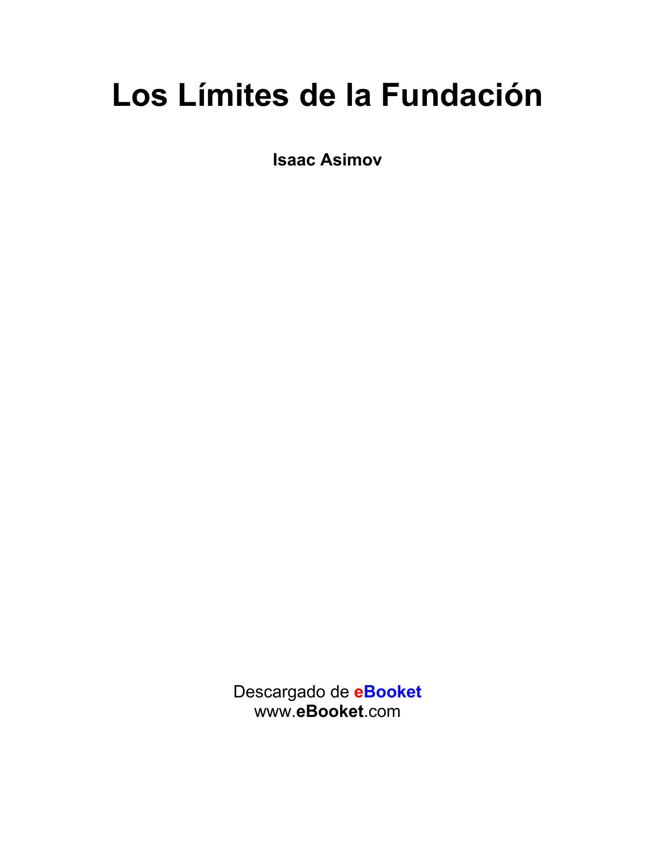 Los limites de la fundación