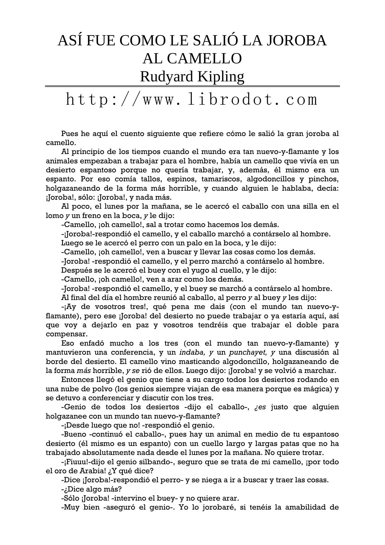 Microsoft Word - ASI FUE COMO LE SALIO LA JOROBA AL CAMELLO.doc