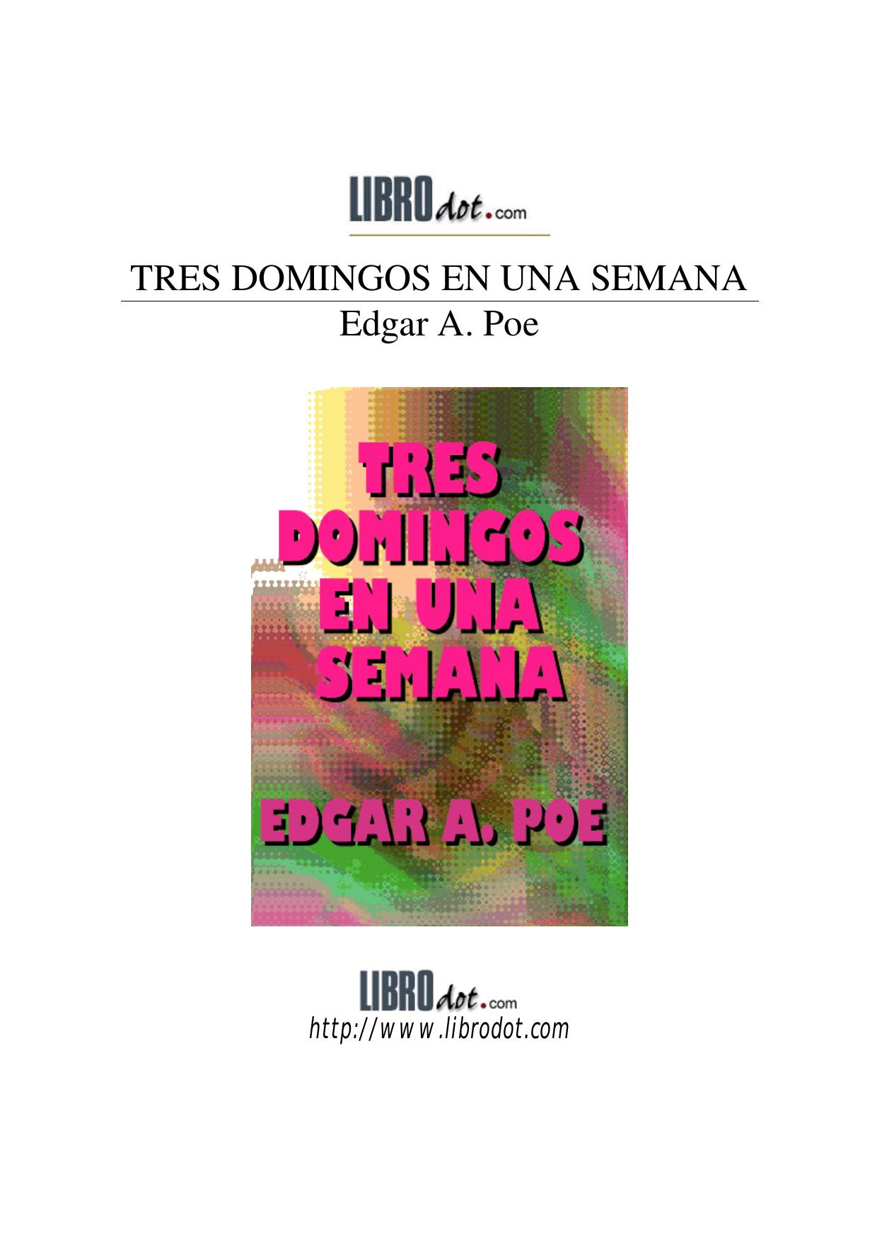 edgar alan poe_Tres domingos en una semana.doc