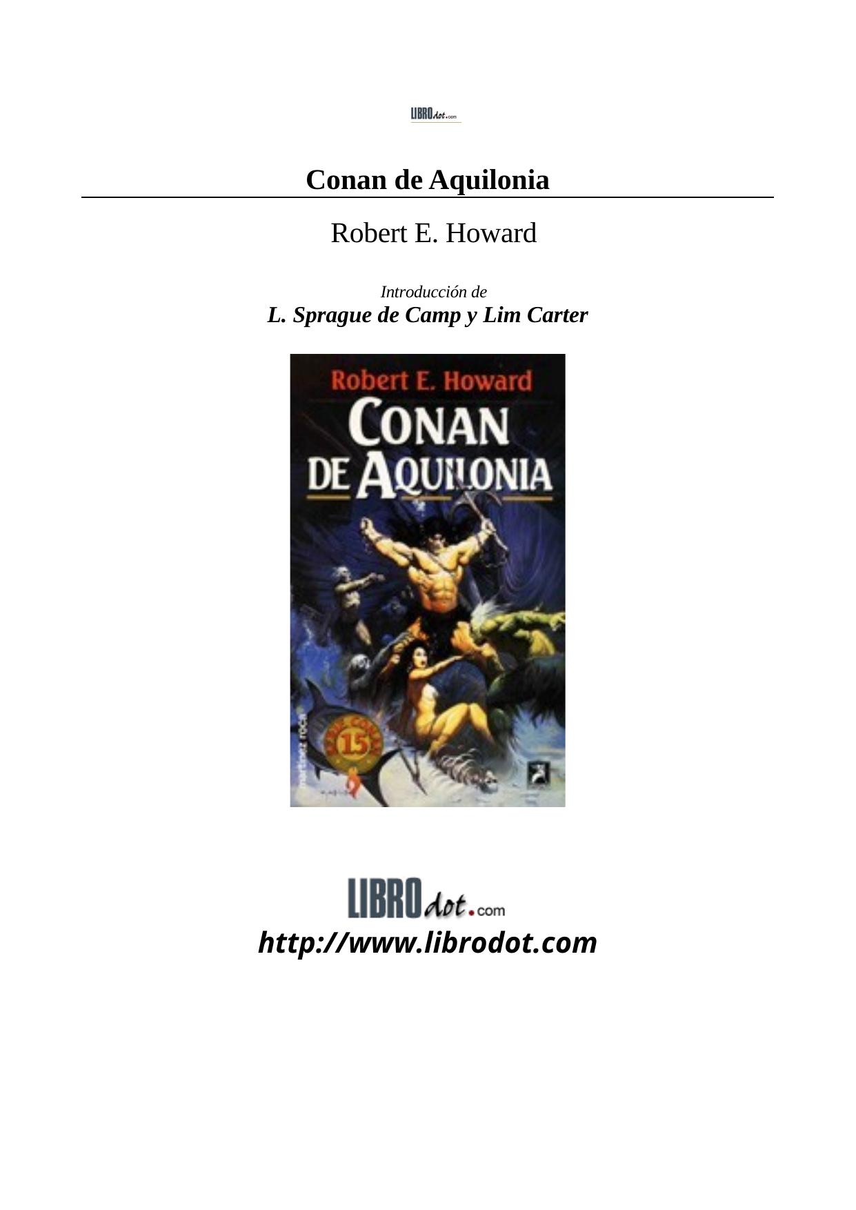 CONAN DE AQUILONIA
